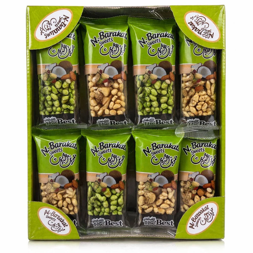 Al Barakat Assorted Nut Bars Pack 35g x 12pcs