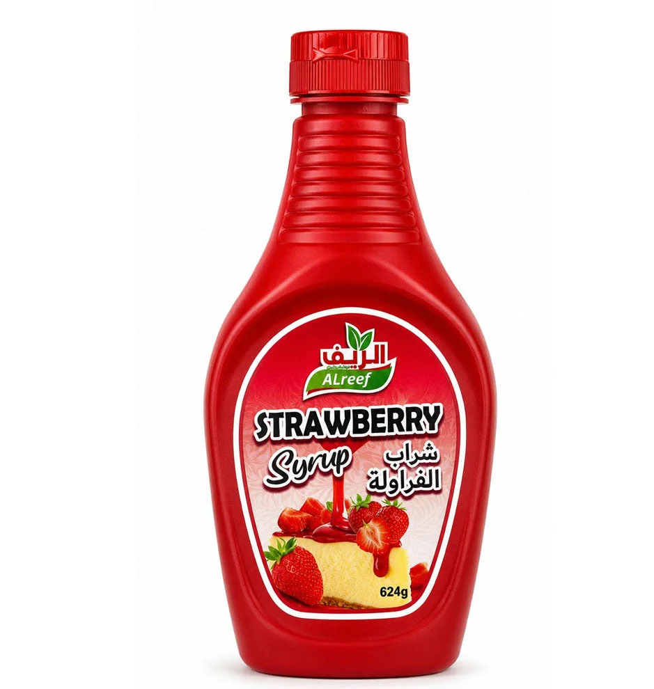 Al Reef Strawberry Syrup 624g