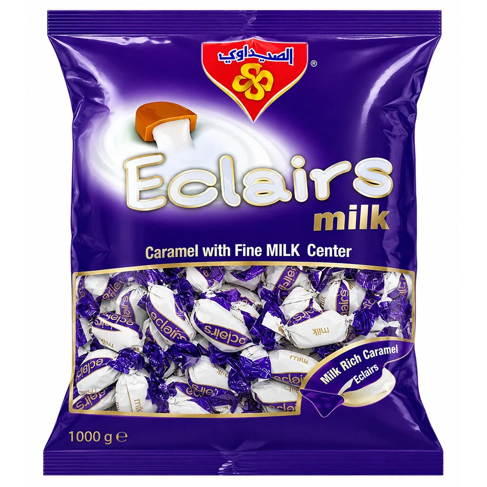 Al Seedawi Eclairs Milk Caramel Candy 1000g