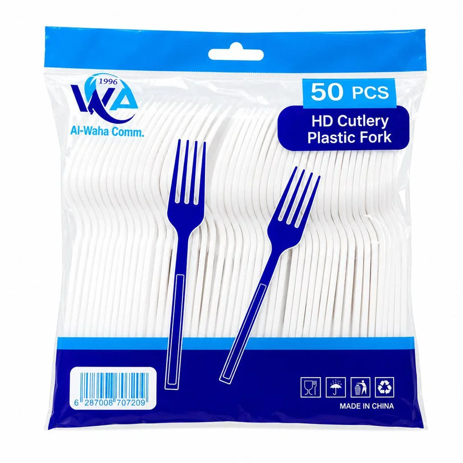 Al Waha HD Plastic Forks 50pcs