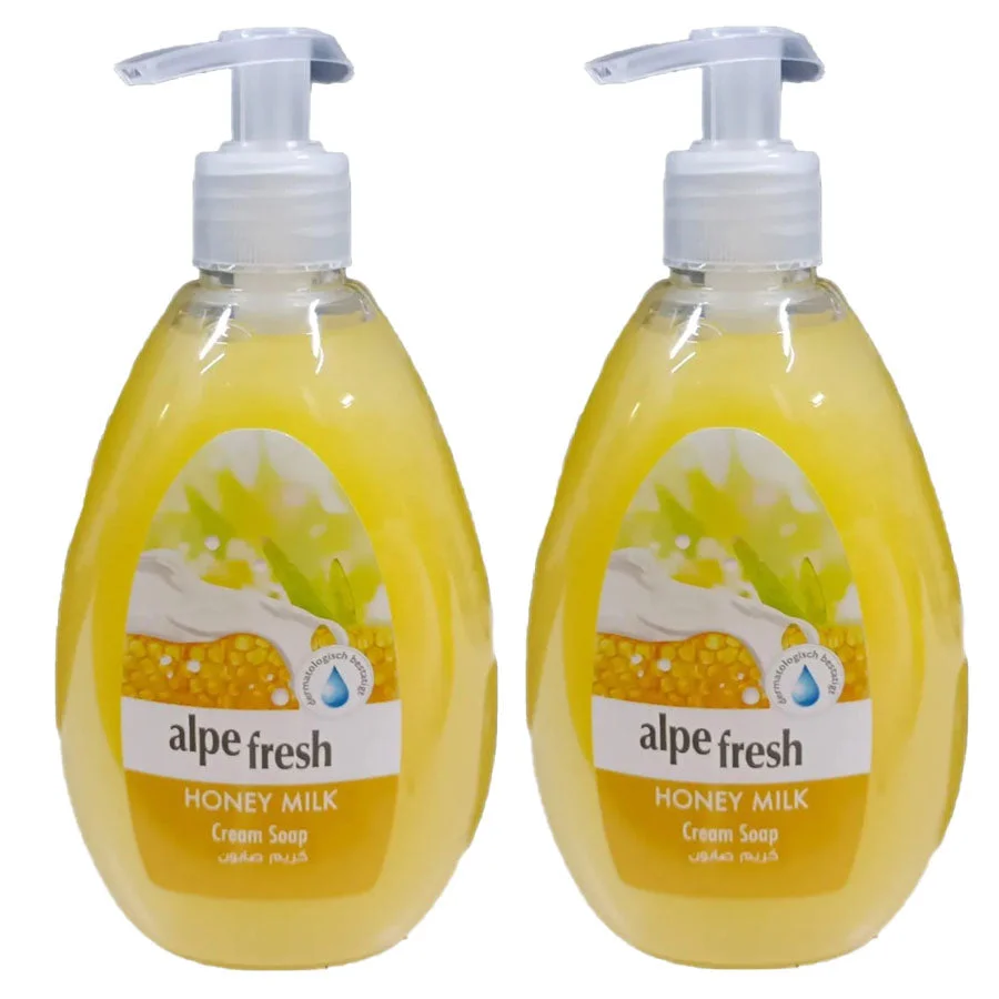 Alpe Fresh Honey Milk Cream Hand Soap 2 × 500ml