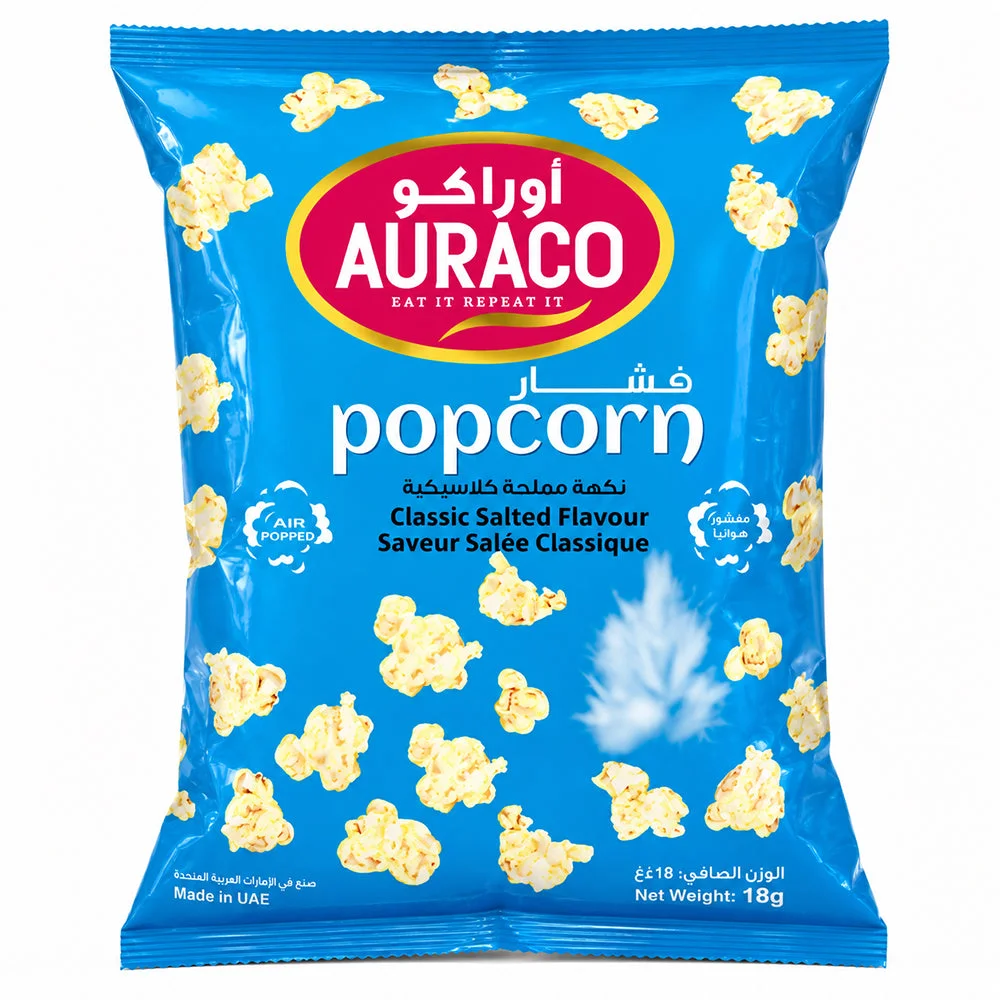 Auraco Classic Salted Popcorn 18g