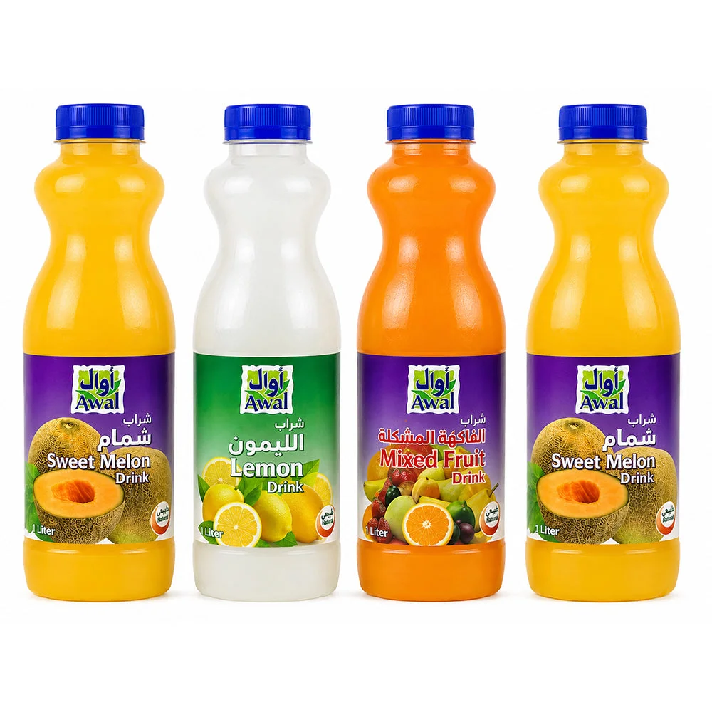Awal Assorted Fruit Drink Pack 4x1L