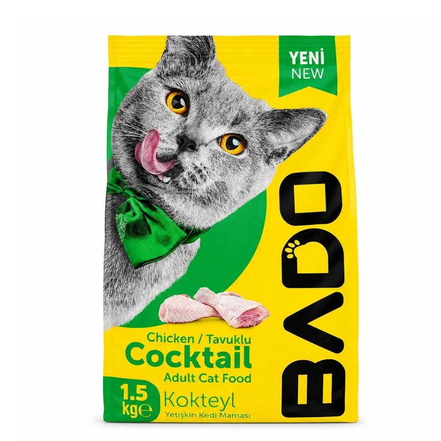 Bado Cocktail Adult Cat Food Chicken 1.5 Kg