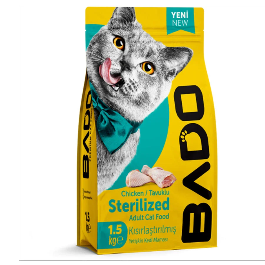 Bado Sterilized Adult Cat Food Chicken 1.5 Kg