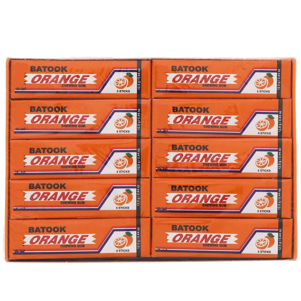 Batook Orange Chewing Gum 20 x 12.5 g