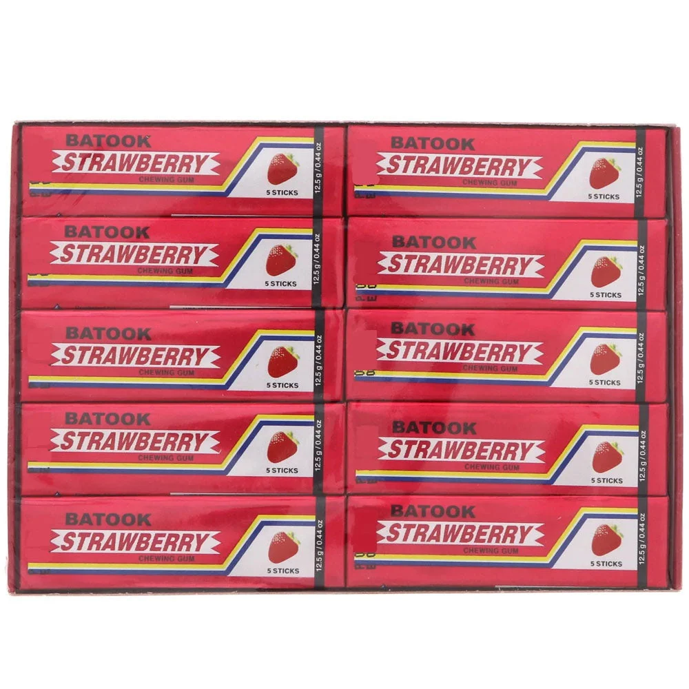 Batook Strawberry Chewing Gum 20 x 12.5 g