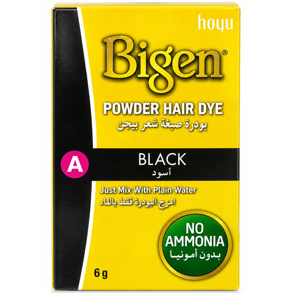 Bigen Powder Hair Dye A Black 6g