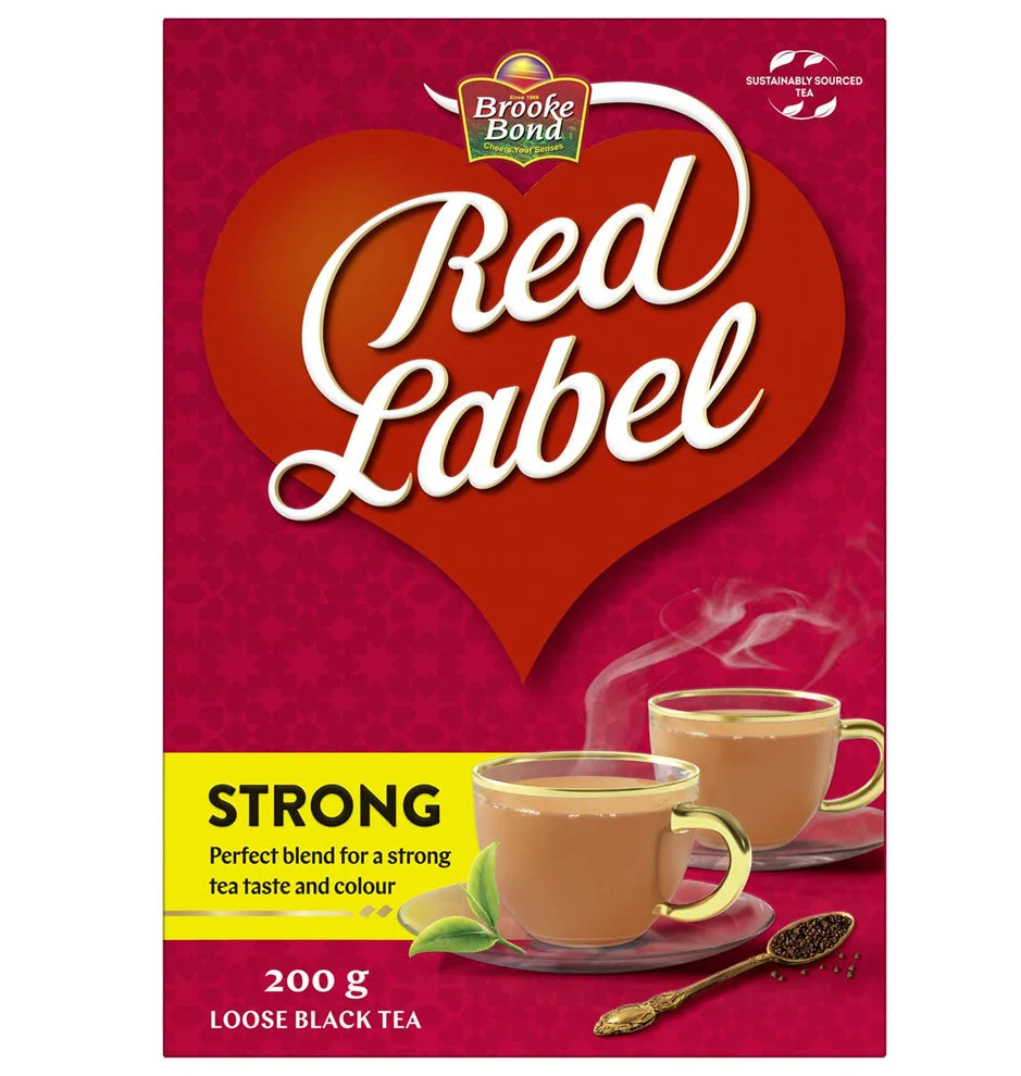 Brooke Bond Red Label Black Loose Tea 200 Gm