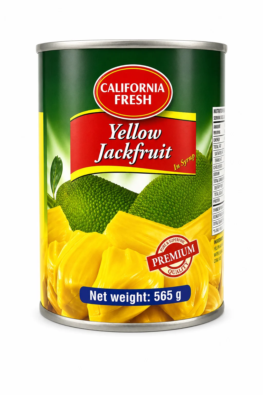 California Fresh Yellow Jackfruit in Syrup 565g