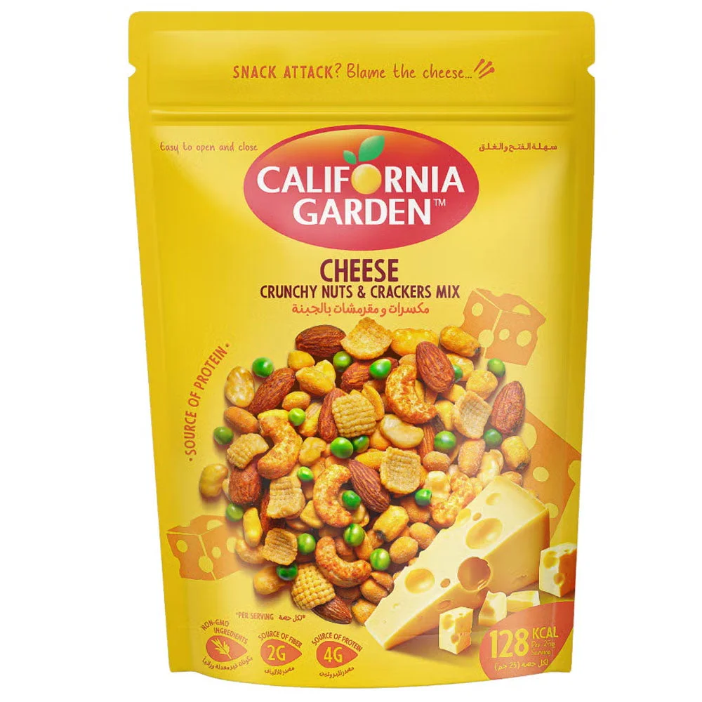 California Garden Cheese Crunchy Nuts & Crackers Mix 150g