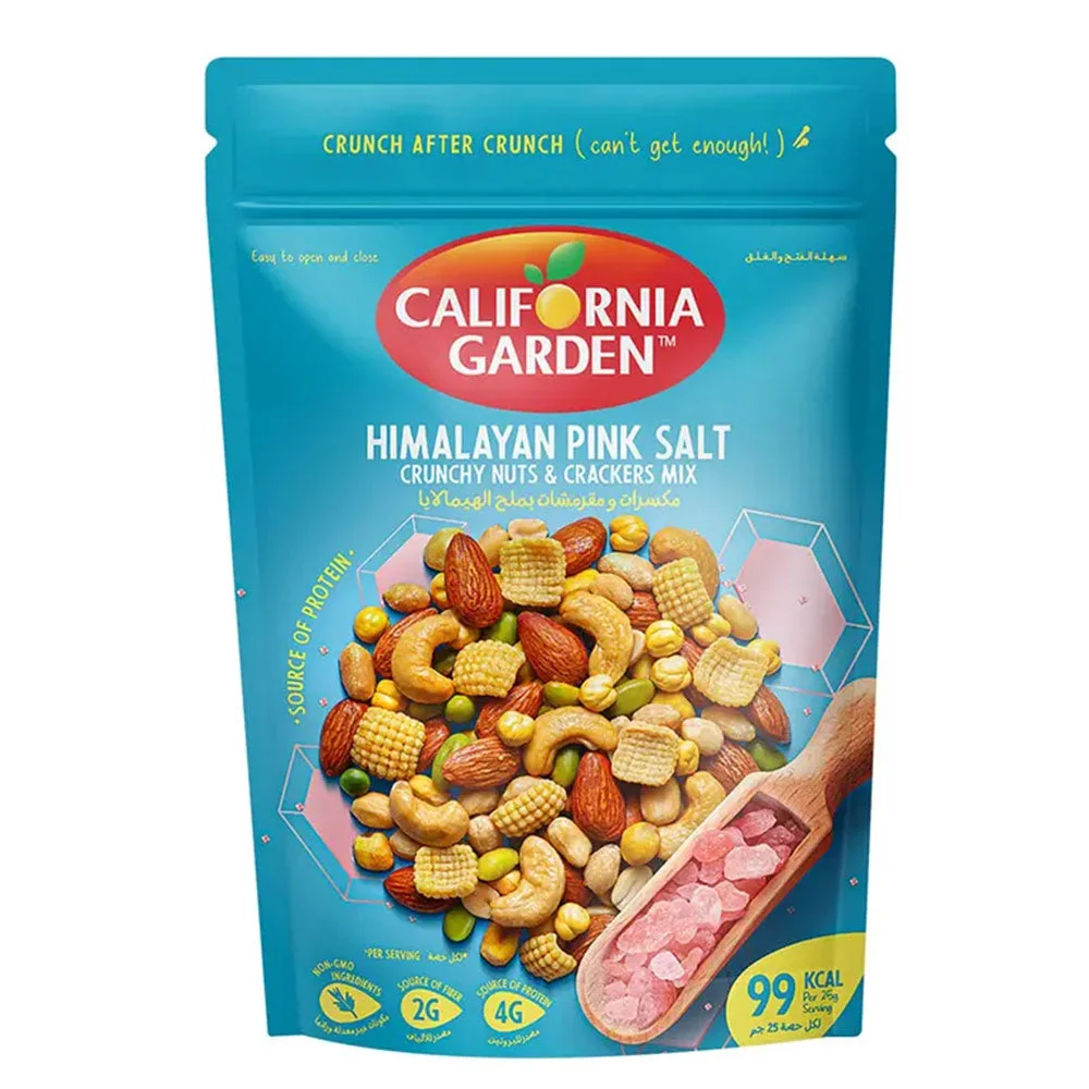 California Garden Himalayan Salt Crunchy Nuts & Crackers Mix 150g
