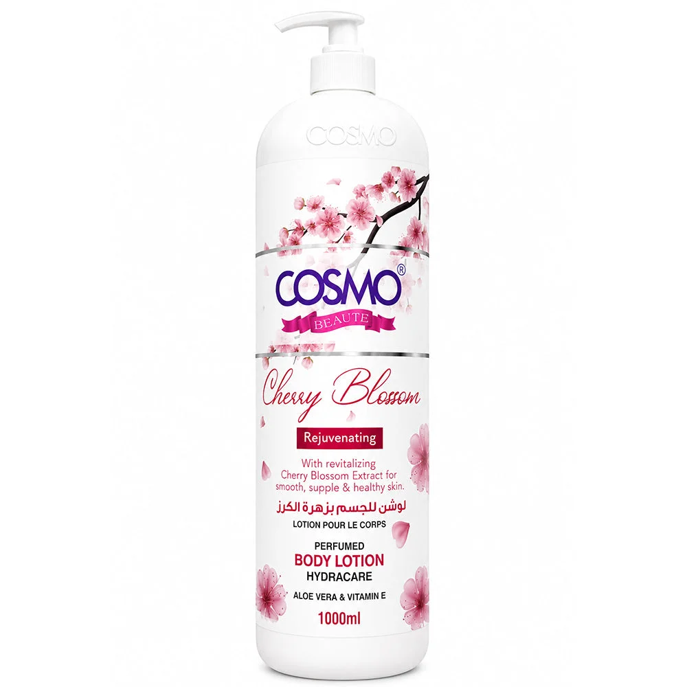 Cosmo Beaute Cherry Blossom Rejuvenating Perfumed Body Lotion 1000ml