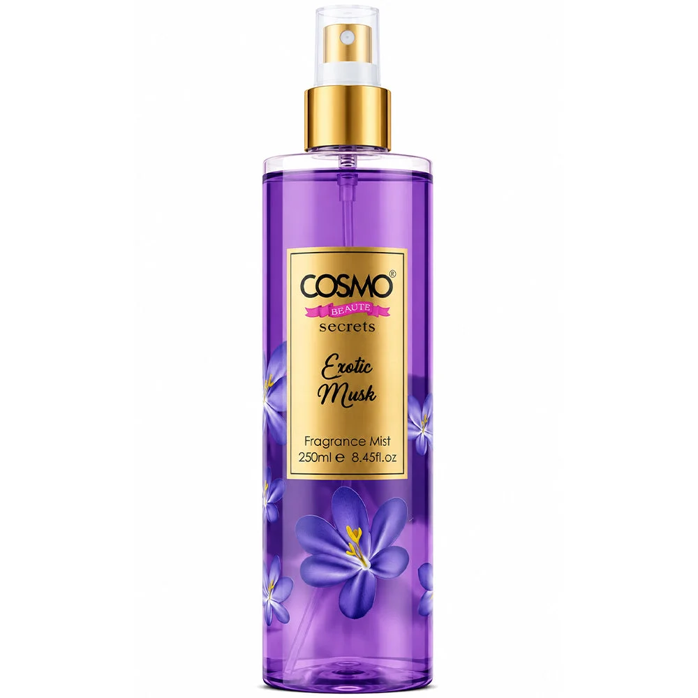 Cosmo Beaute Secrets Exotic Musk Fragrance Mist 250ml