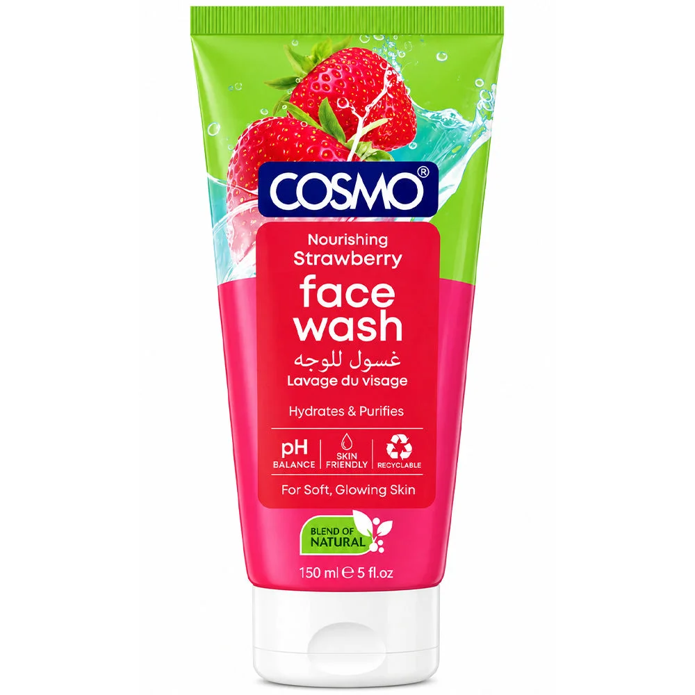 Cosmo Nourishing Strawberry Face Wash 150ml