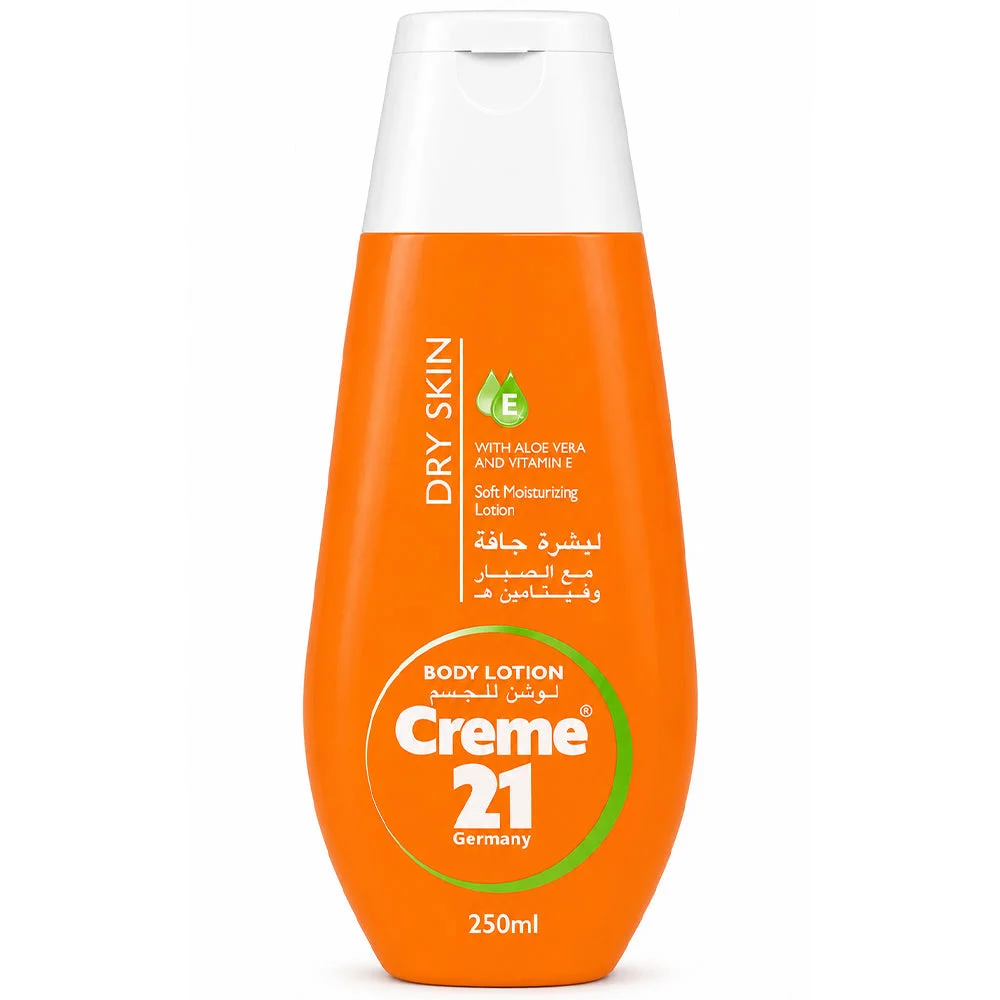 Creme 21 Body Lotion for Dry Skin with Aloe Vera & Vitamin E 250ml