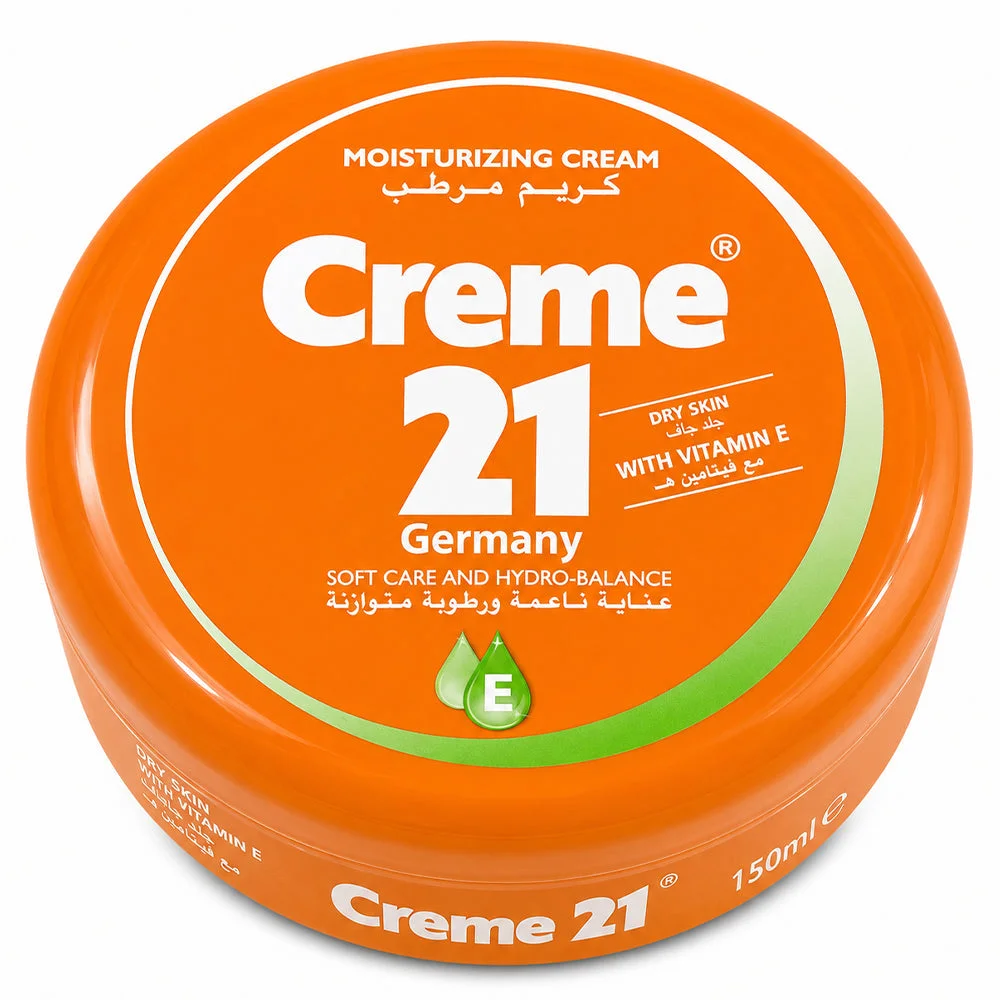 Creme 21 Moisturizing Cream with Vitamin E 150ml