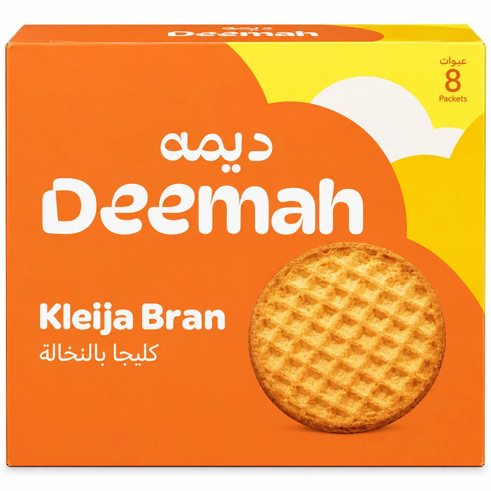 Deemah Kleija Bran Biscuits 8 Packets