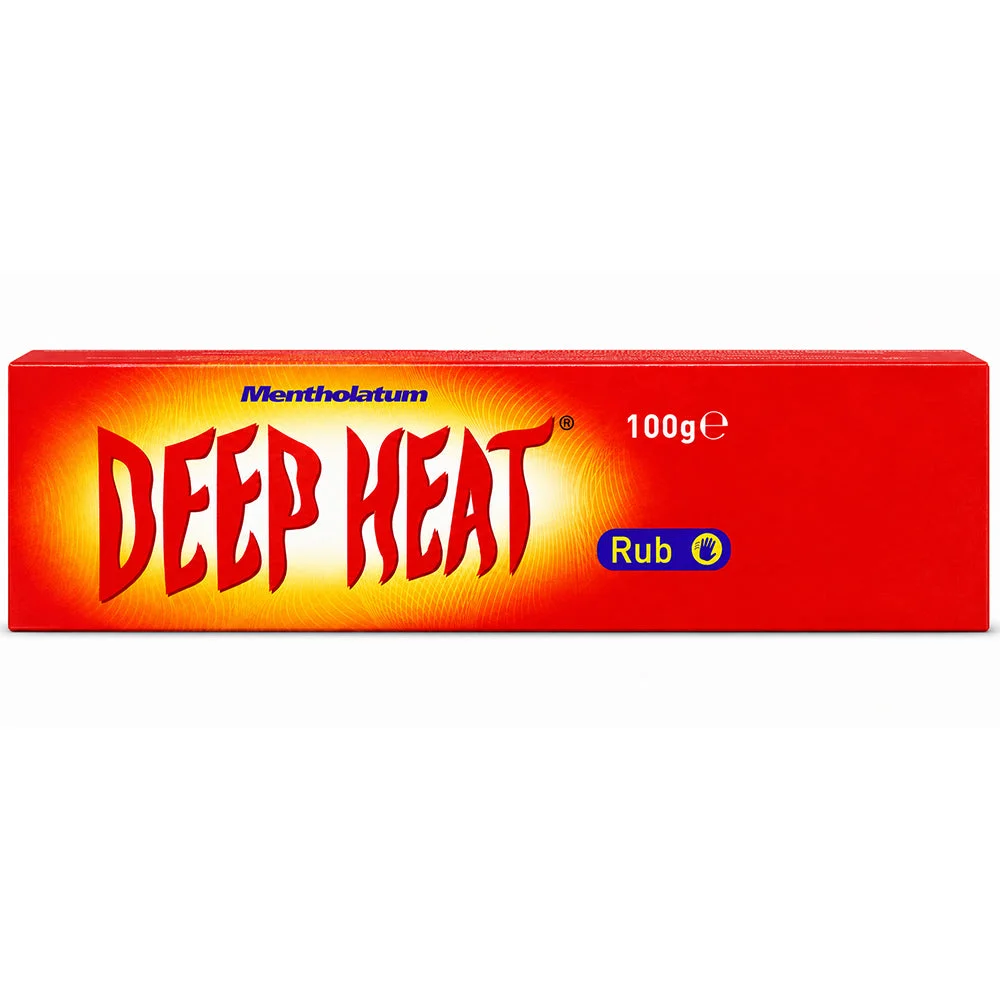 Deep Heat Rub Mentholatum Warming Pain Relief Cream 100g