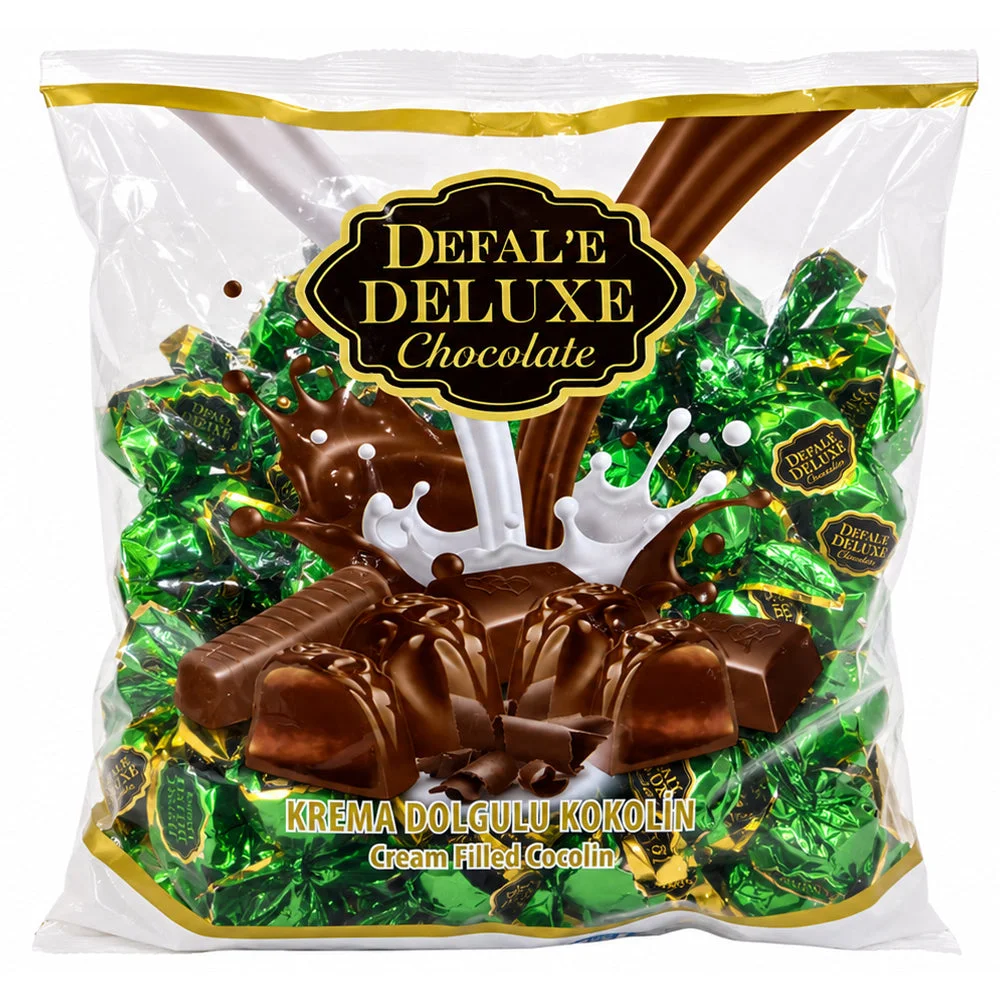 Defale Deluxe Cream Filled Chocolate Cocolin 1kg Green
