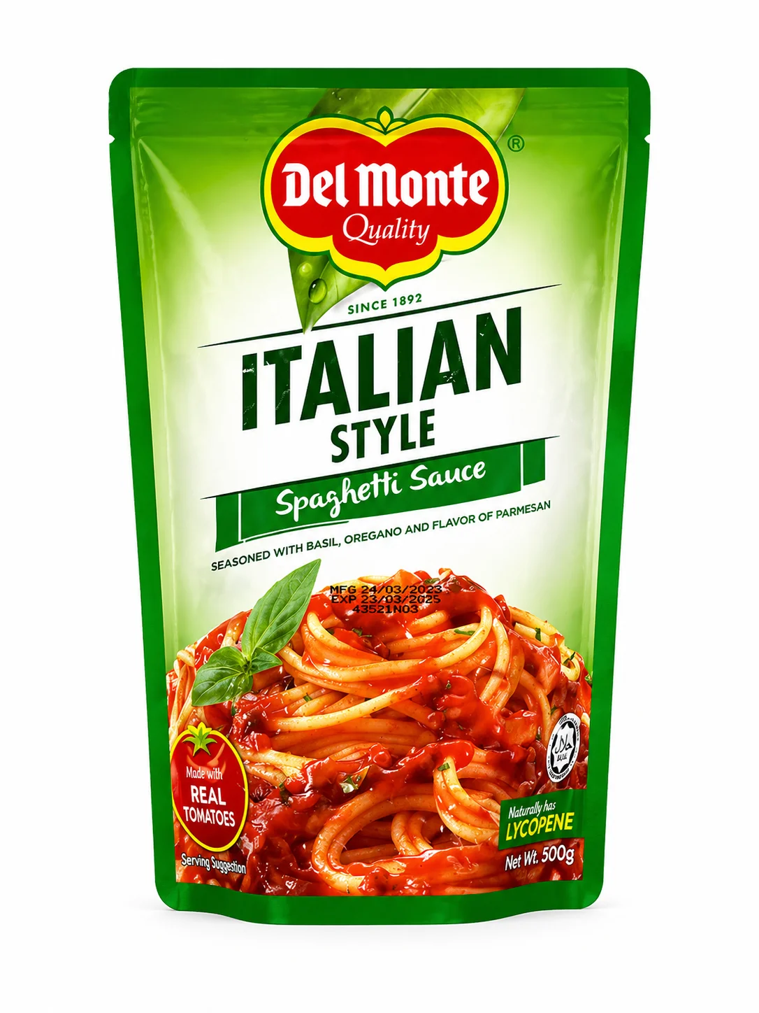 Del Monte Italian Style Spaghetti Sauce 500g