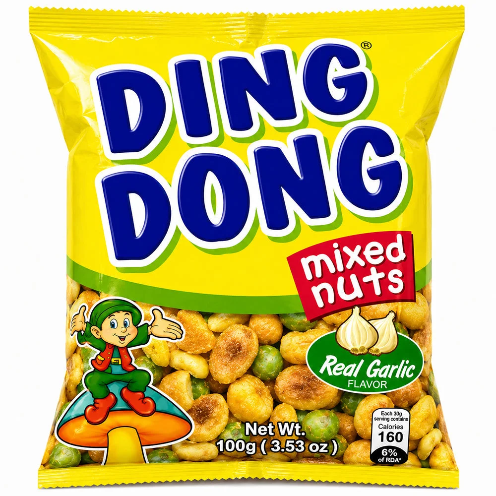 Ding Dong Mixed Nuts Real Garlic Flavor 100g