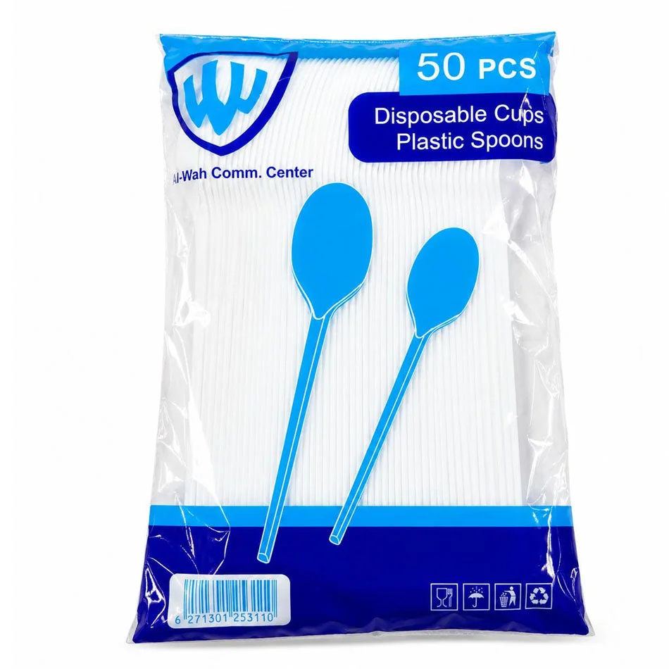 Disposable Plastic Spoons 50pcs