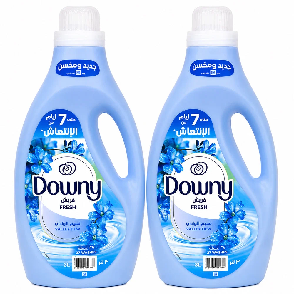 Downy Fresh Valley Dew Fabric Softener Twin Pack 2x3L