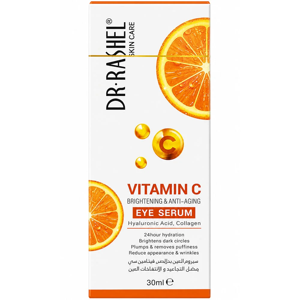 Dr. Rashel Vitamin C Brightening & Anti-Aging Eye Serum with Hyaluronic Acid & Collagen 30ml