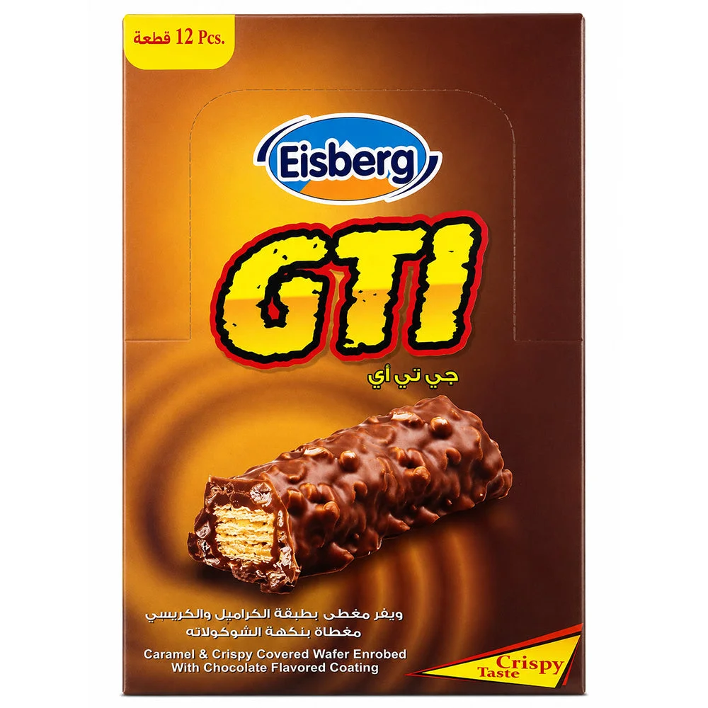Eisberg GTI Crispy Wafer Chocolate Caramel 12 Pieces