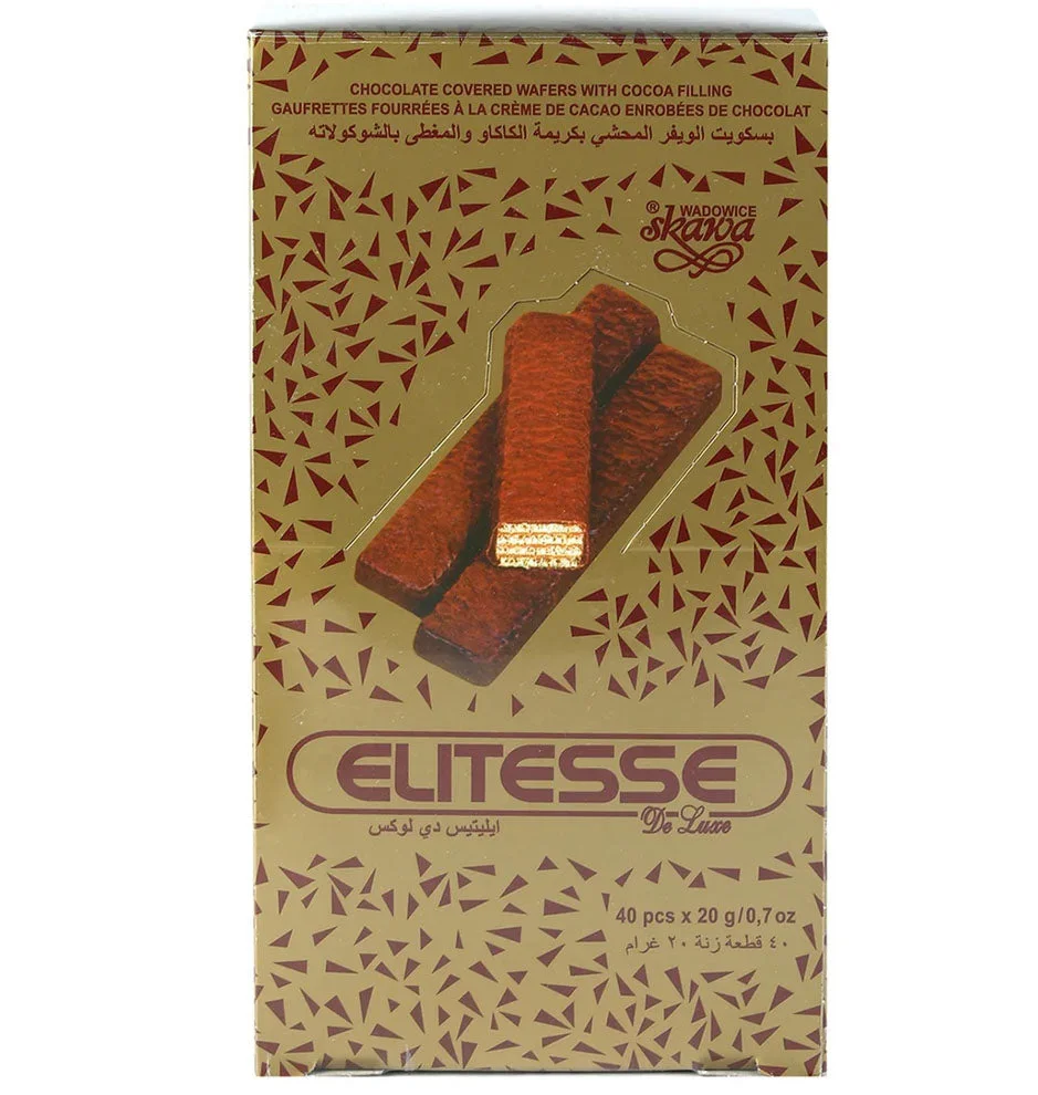 Elites Deluxe Choco Filled Wafer Rolls 20g x 40pcs