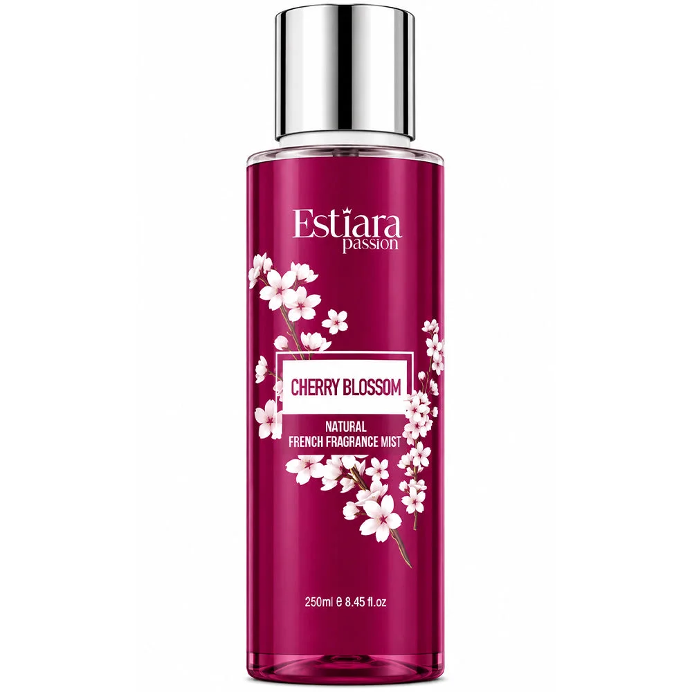 Estiara Passion Cherry Blossom Natural French Fragrance Mist 250ml