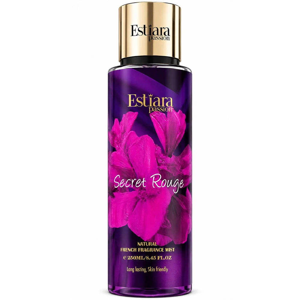 Estiara Passion Secret Rouge Natural French Fragrance Mist 250ml