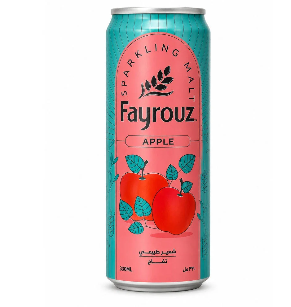 Fayrouz Apple Sparkling Malt Beverage 330ml
