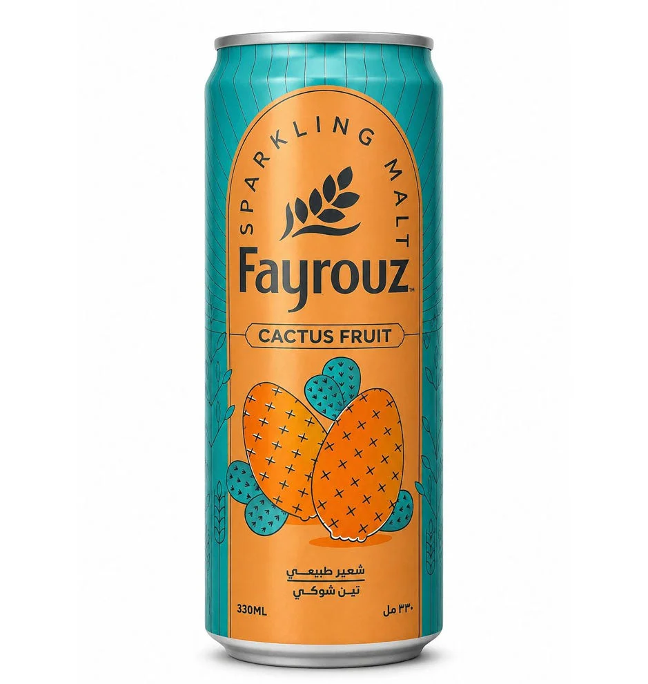 Fayrouz Cactus Fruit Sparkling Malt Beverage 330ml