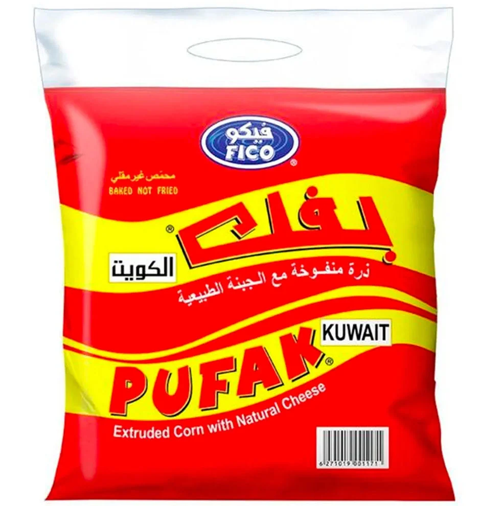 Fico Pufak Corn Snacks With Cheese 20 x 18 g