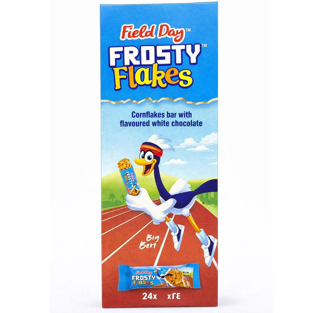 Field Day Frosty Flakes Cornflakes Bar White Chocolate 24 × 35g
