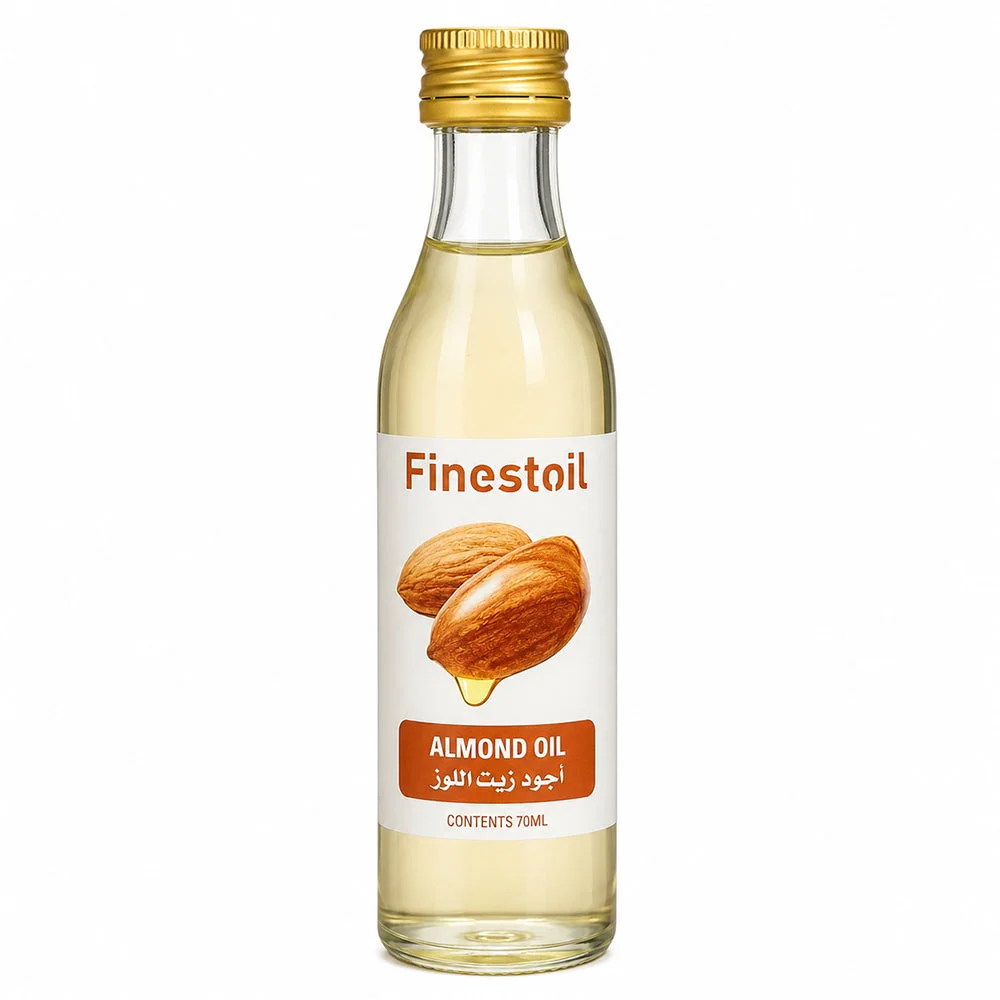Finestoil Almond Oil Glass Bottle 70ml