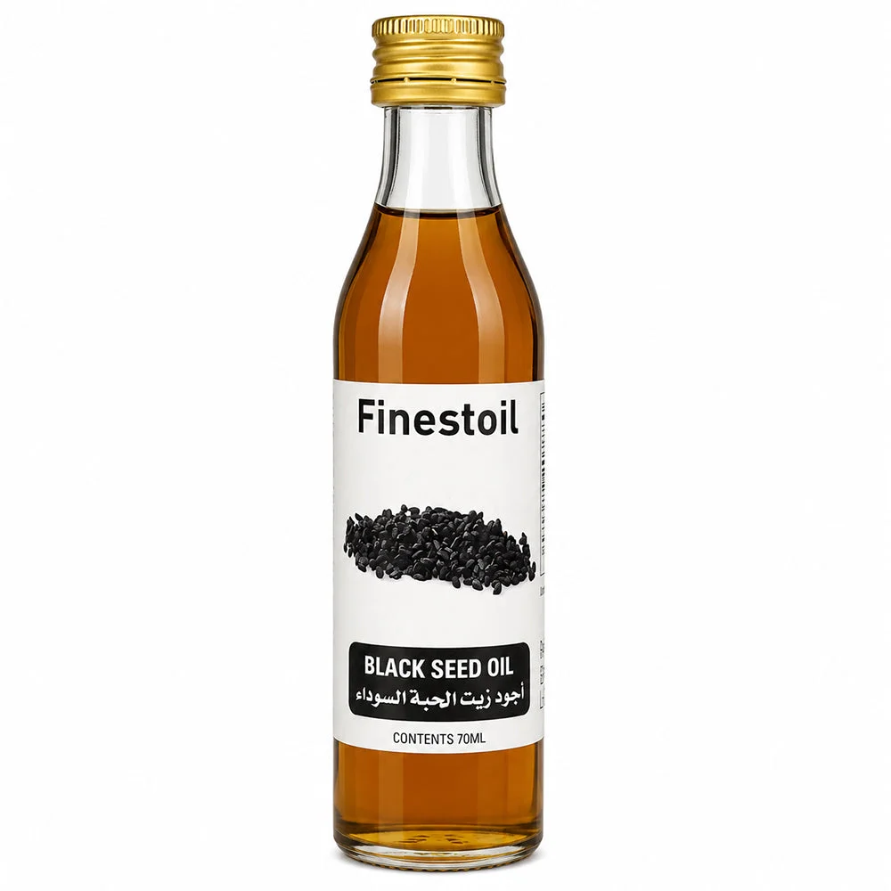 Finestoil Black Seed Oil Glass Bottle 70ml