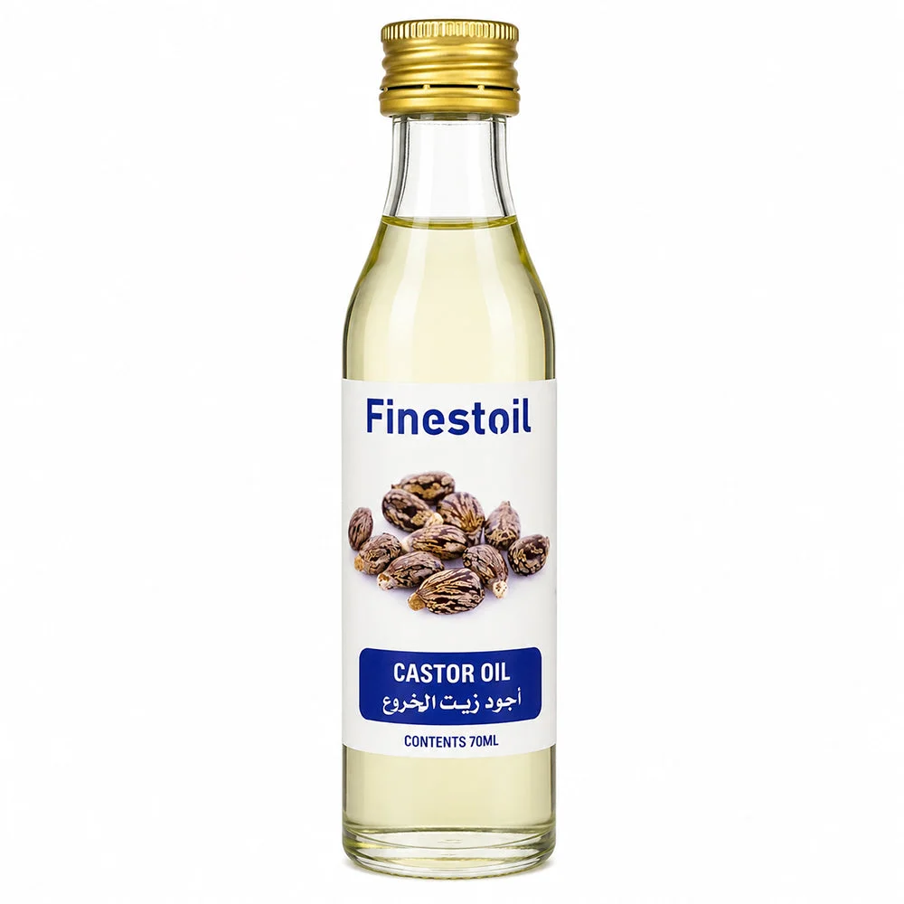 Finestoil Castor Oil Glass Bottle 70ml