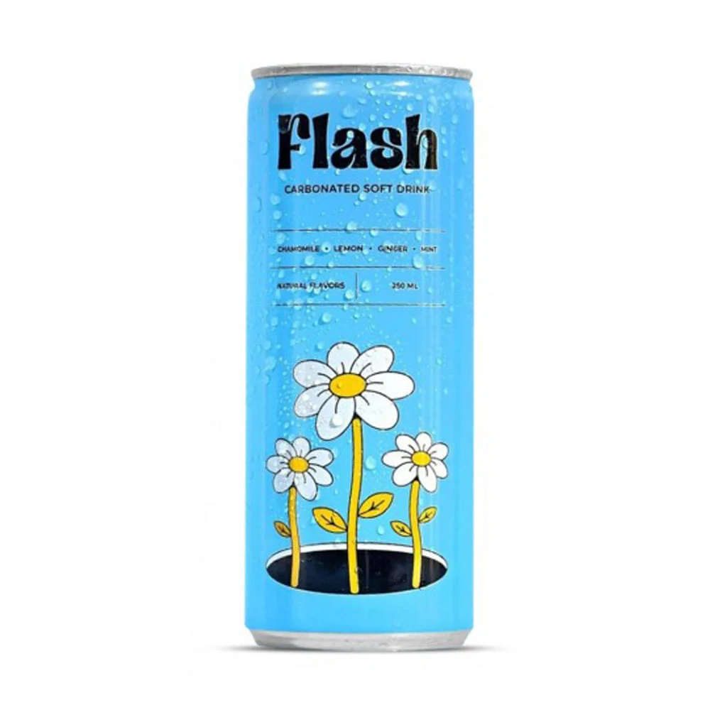 Flash Carbo Soft Drink Blue 250ml