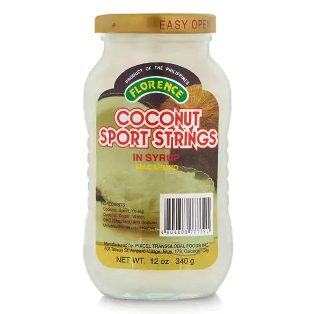 Florence Coconut Sport Strings in Syrup 340g