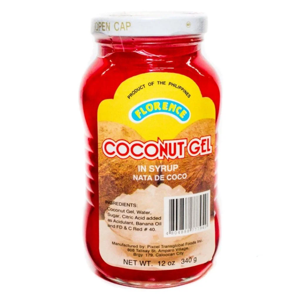 Florence Nata De Coco Red Coconut Gel 340g