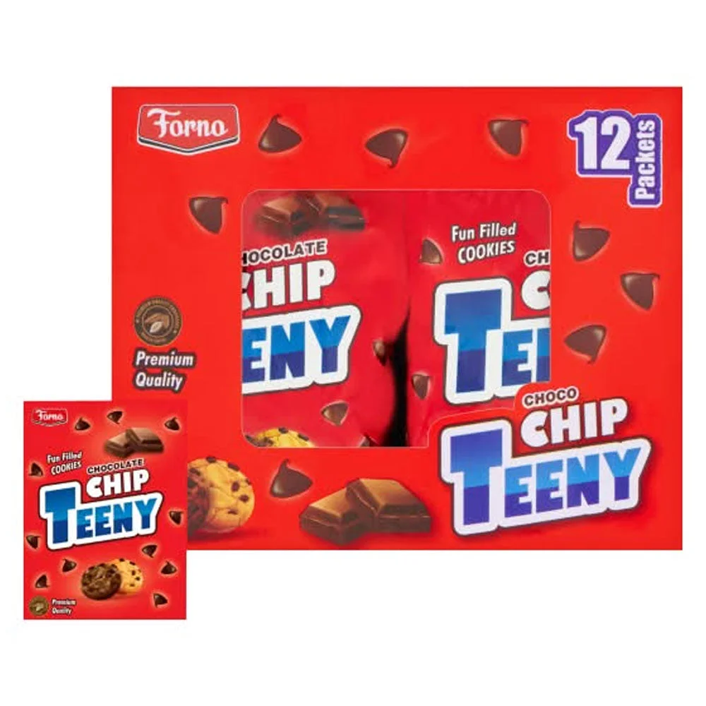 Forno Mini Choco Chip Teeny Cookies 12 × 18g