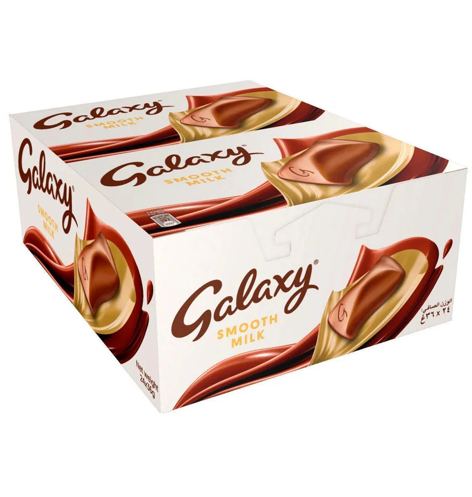 Galaxy Smooth Milk Chocolate Bars 36g x 24pcs