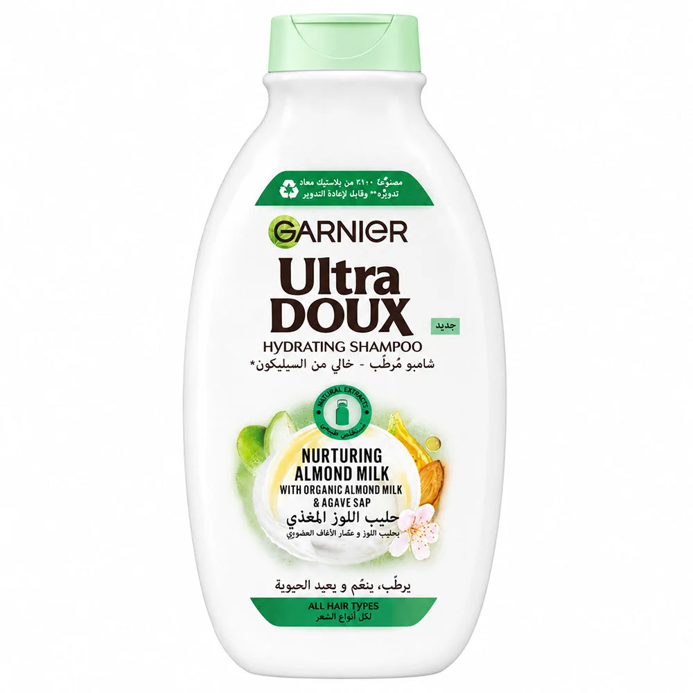 Garnier Ultra Doux Hydrating Shampoo Almond Milk 400ml