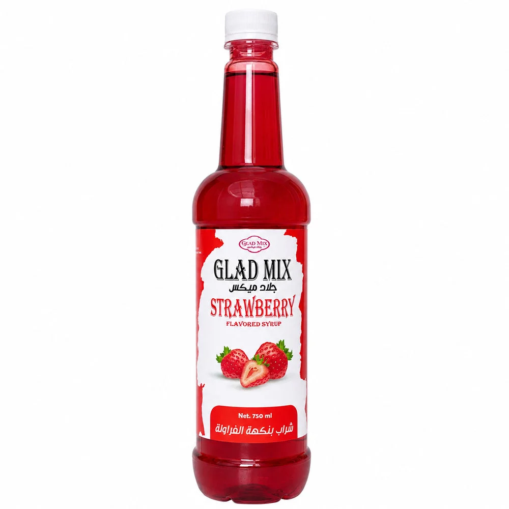 Glad Mix Strawberry Flavored Syrup 750ml