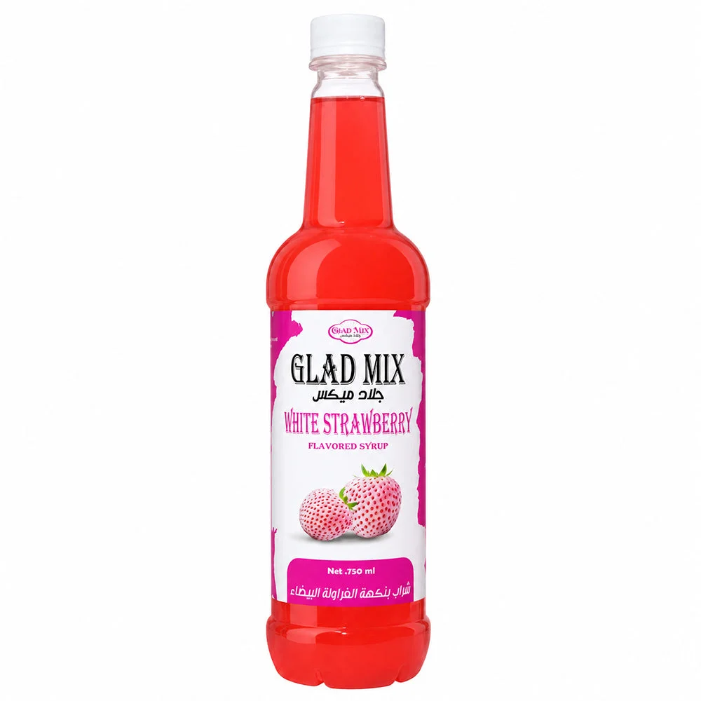 Glad Mix White Strawberry Flavored Syrup 750ml