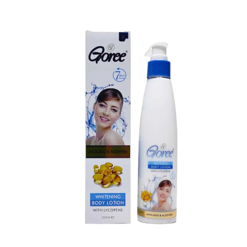 Goree Whitening Body Lotion with Lycopene Avocado & Aloe Vera Extracts 205ml