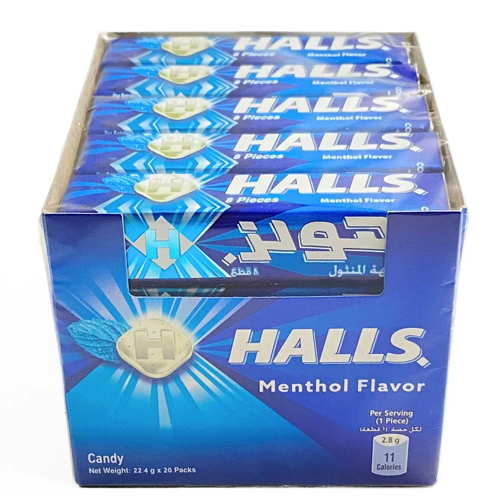Halls Menthol Flavor Lozenges 20 x 22.4g